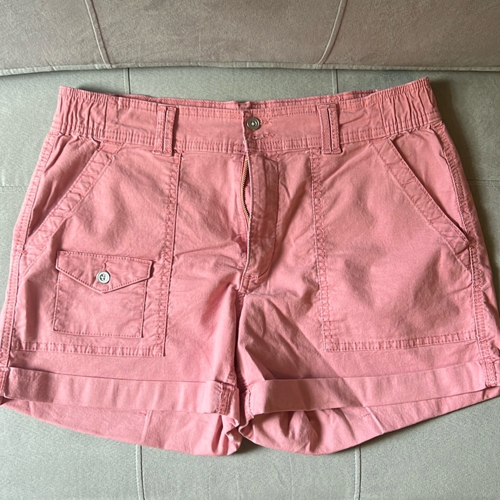Pink Cargo Shorts